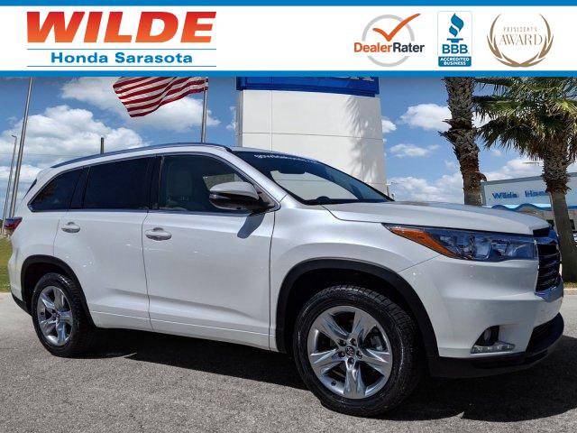 Pre Owned 2016 Toyota Highlander Limited Sport Utility In Sarasota Pre Owned 2016 Toyota Highlander Limited